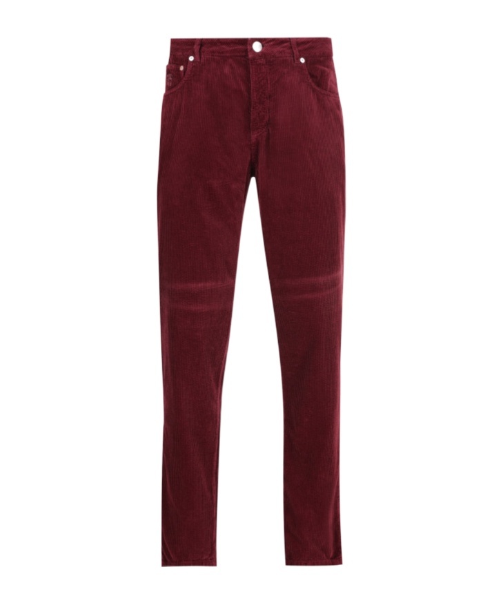 Brunello Cucinelli Belt Loops Slacks In Brown