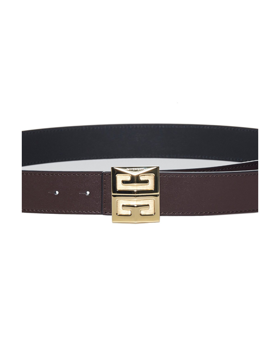 Givenchy 4g Logo Buckle Belt In Black