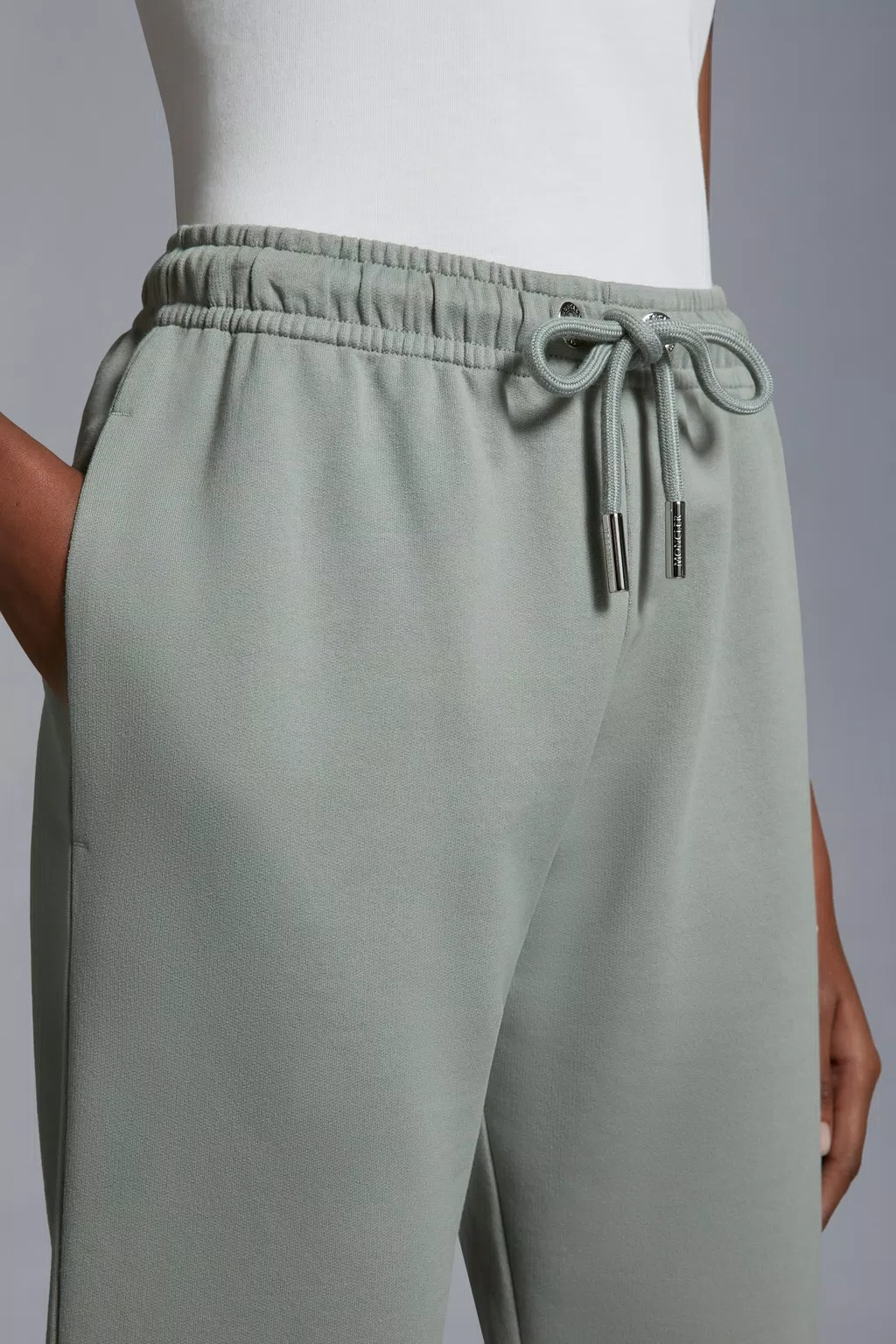 MONCLER LOGO PATCH TRACKPANTS 