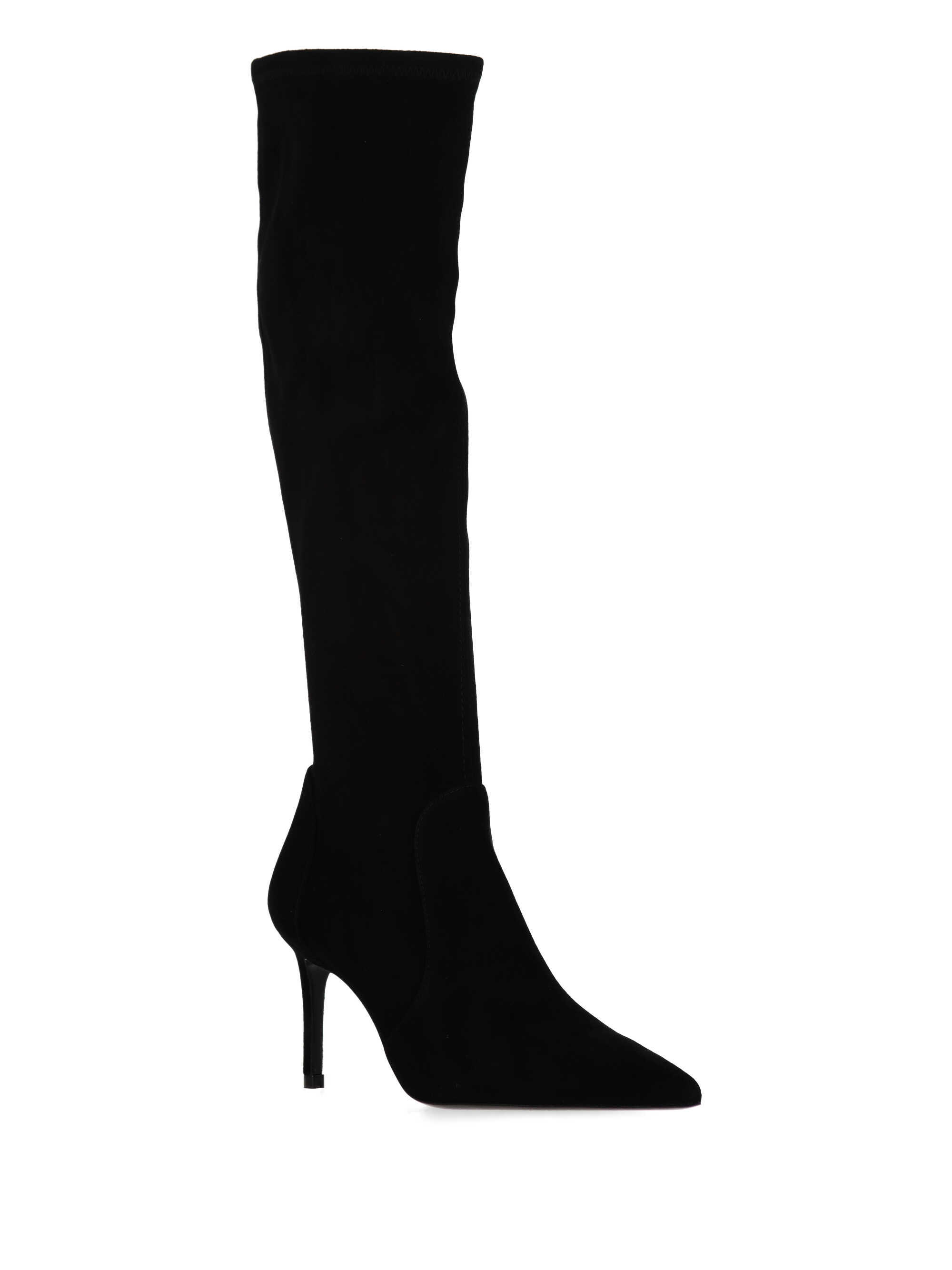 Stuart Weitzman Pointed Toe Boots In Black