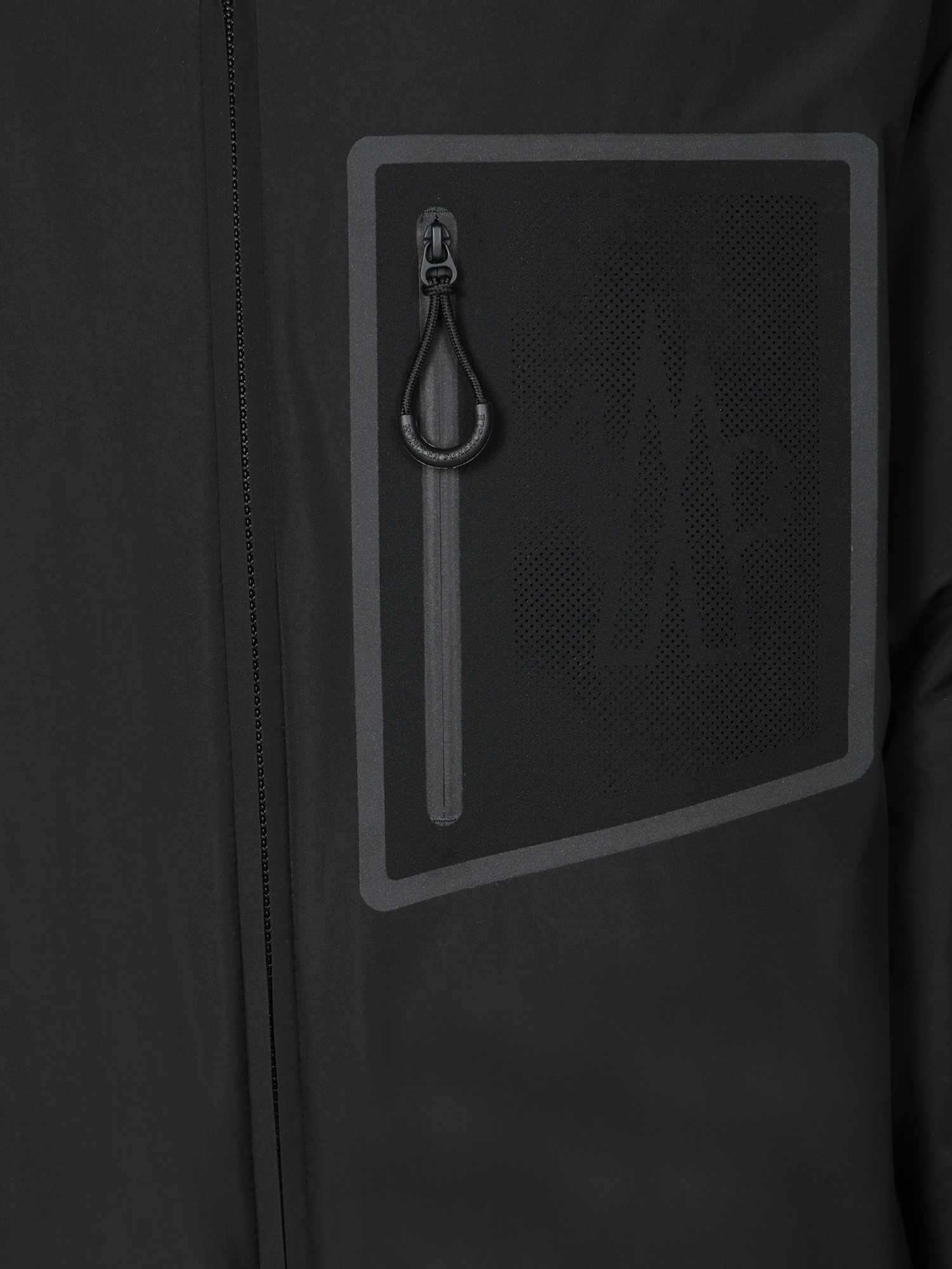 Moncler Double-sided Cotton Jacket In Black