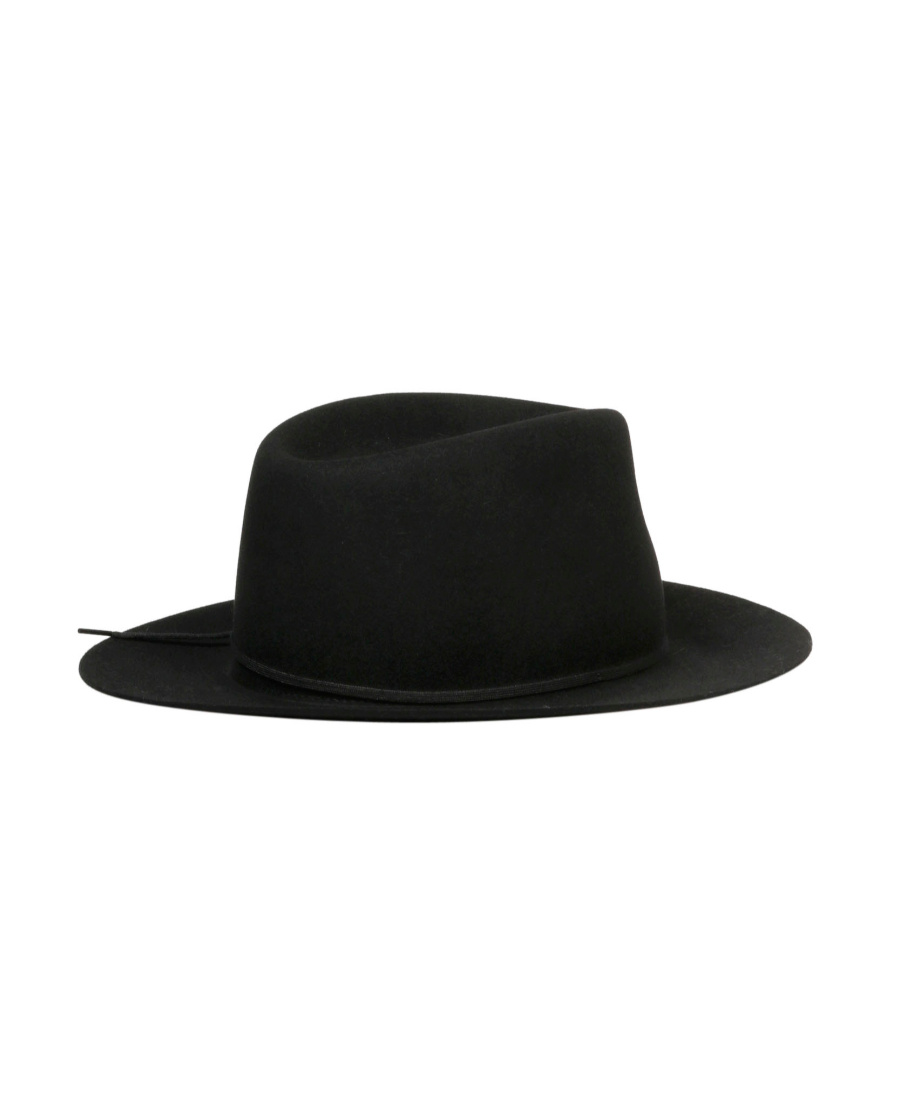 MAISON MICHEL LACE-UP DECORATIVE HAT