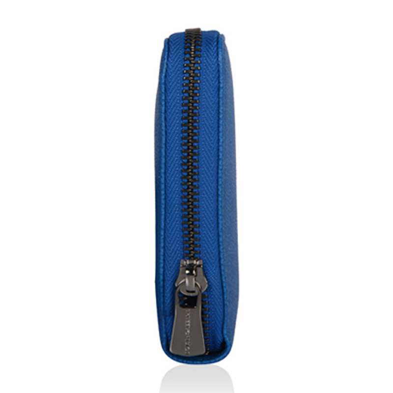Dolce & Gabbana Logo Details Wallet In Blue