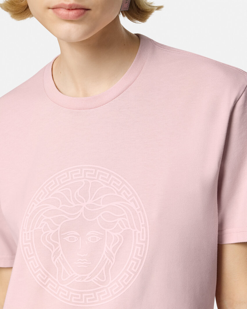 VERSACE MEDUSA-PRINT T-SHIRT
