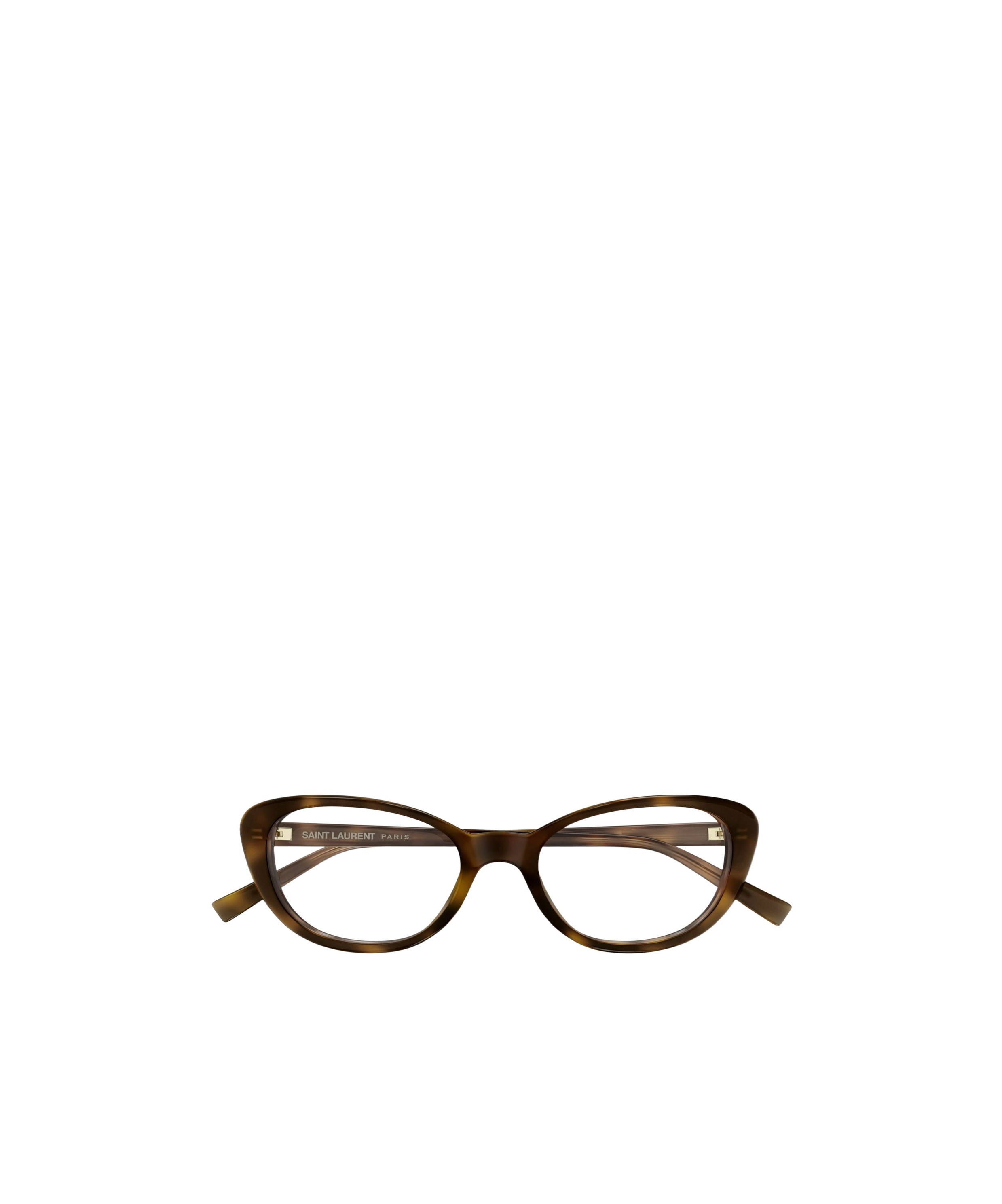 Saint Laurent Cat-eye Glasses In Brown