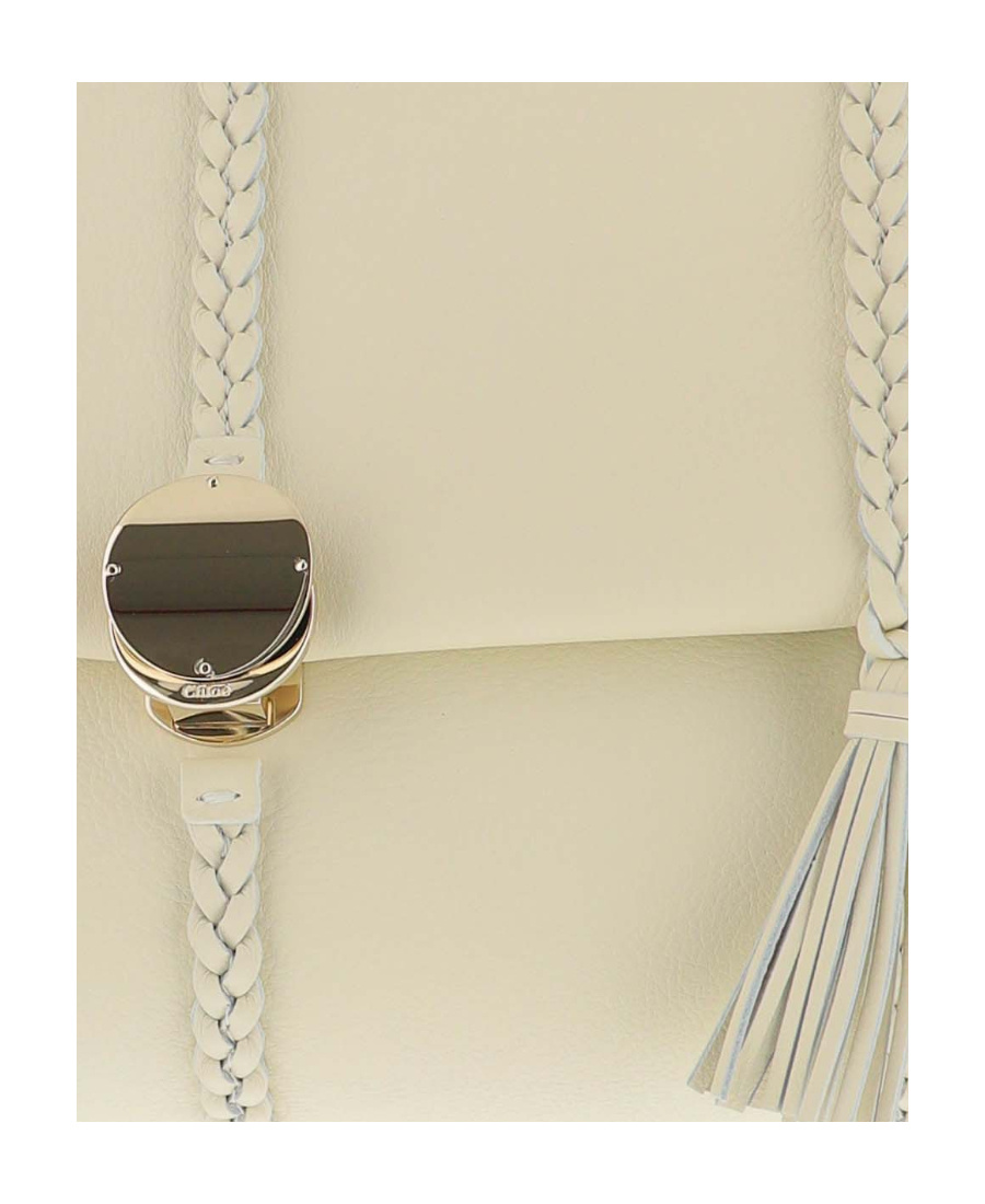 Chloé Penelope Medium Leather Shoulder Bag In Nude