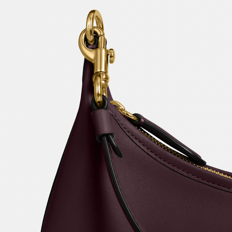 Coach Juliet Leather Shoulder Bag In Purple