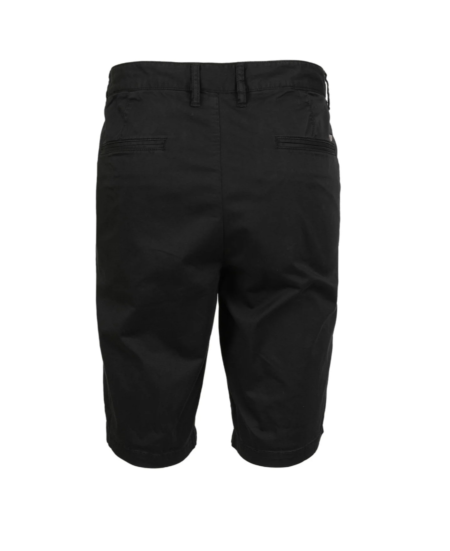 Emporio Armani Logo Printed Shorts In Black