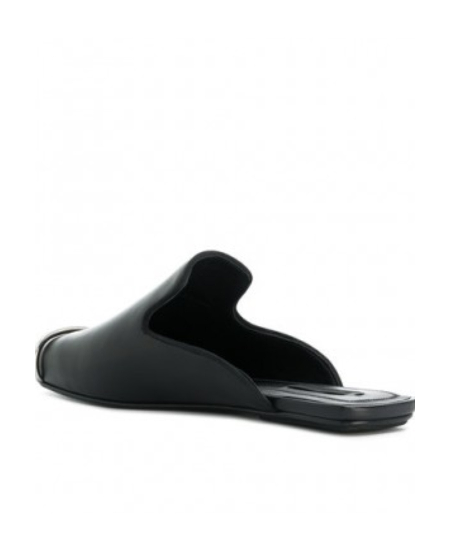 Alexander Wang Muller Shoes With Round Head In Black