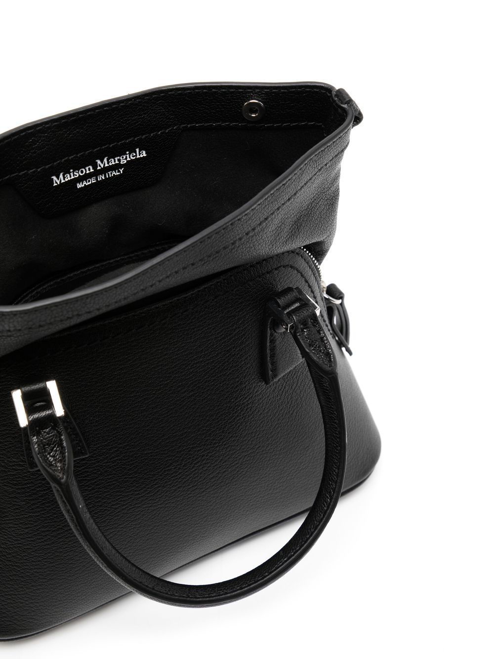 Maison Margiela Signature-numbers-motif Shoulder Bag In Black