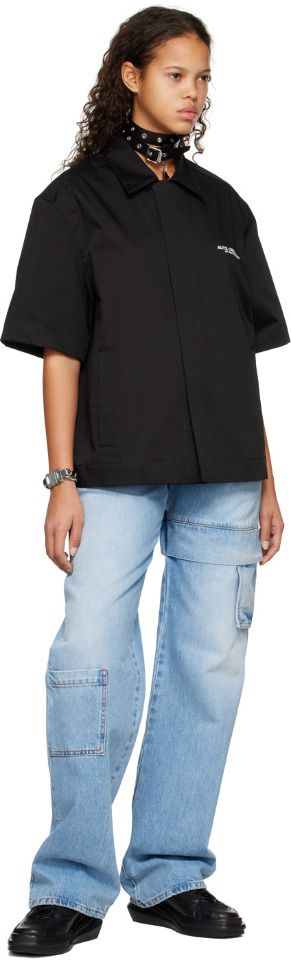 Alyx Black Printed T-shirt In Black