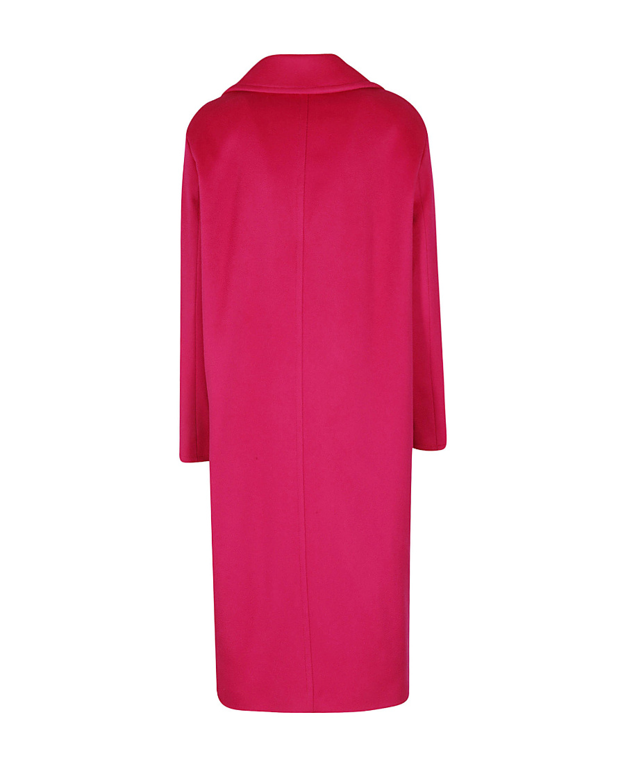 Herno Elegant Fuchsia Coat With A Reversible Collar In Pink