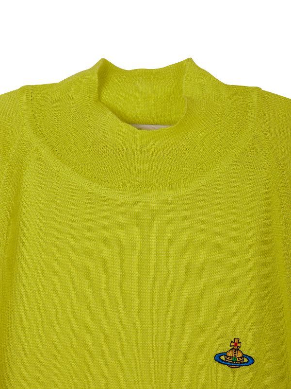 VIVIENNE WESTWOOD VIVIENNE WESTWOOD ORB EMBROIDERED SHORT-SLEEVED KNITTED JUMPER