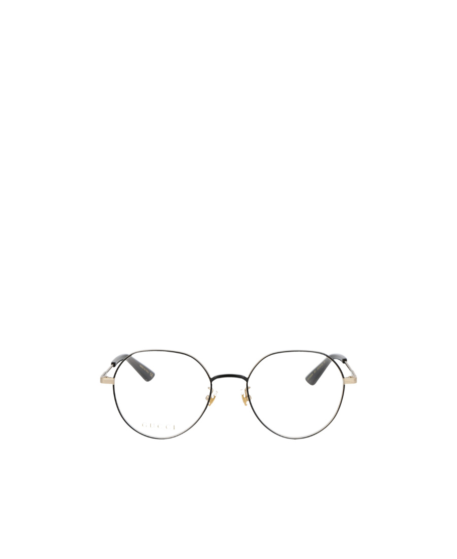 Gucci Eyewear Panthos Frame Glasses In Gray