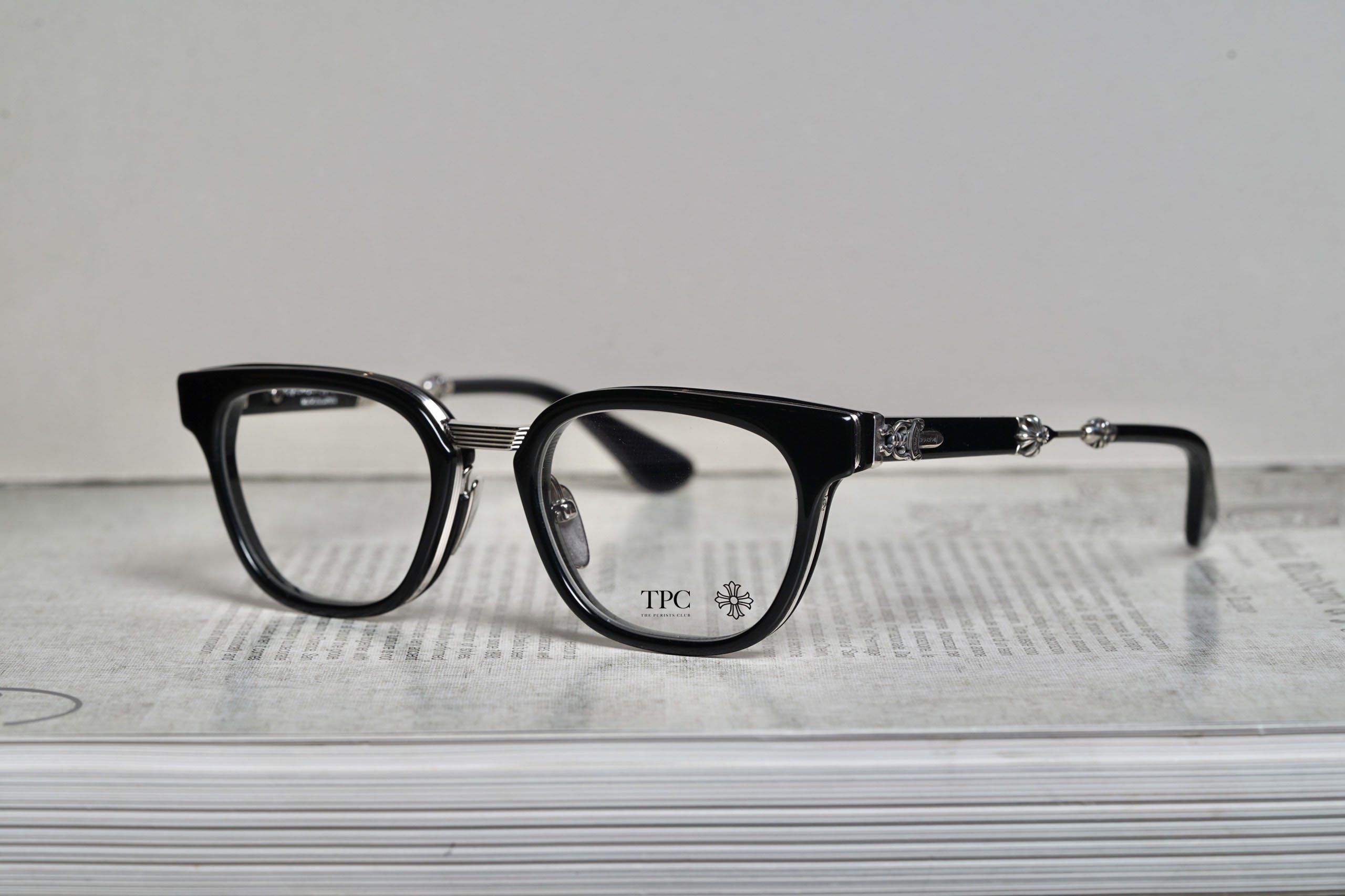 Chrome Hearts Logo Flat Mirror In Black