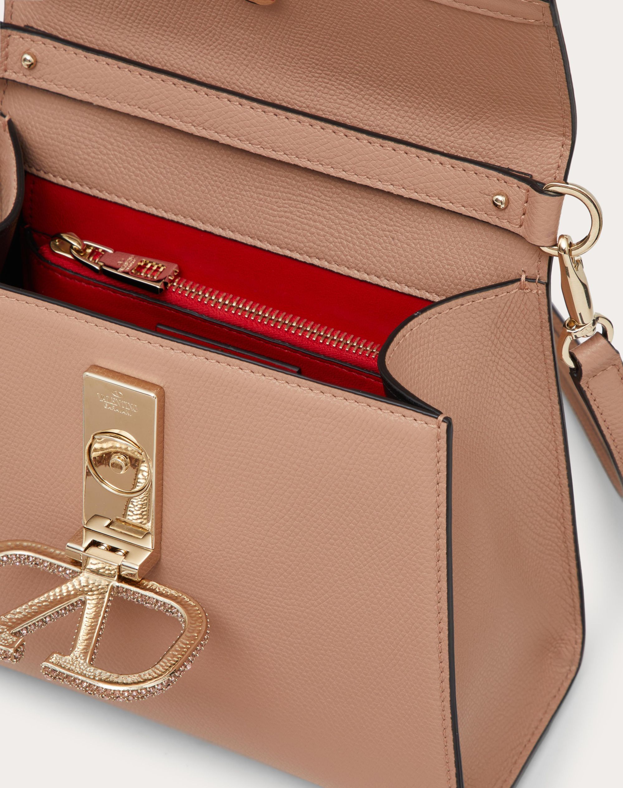Valentino Logo-plaque Tote Bag In Pink