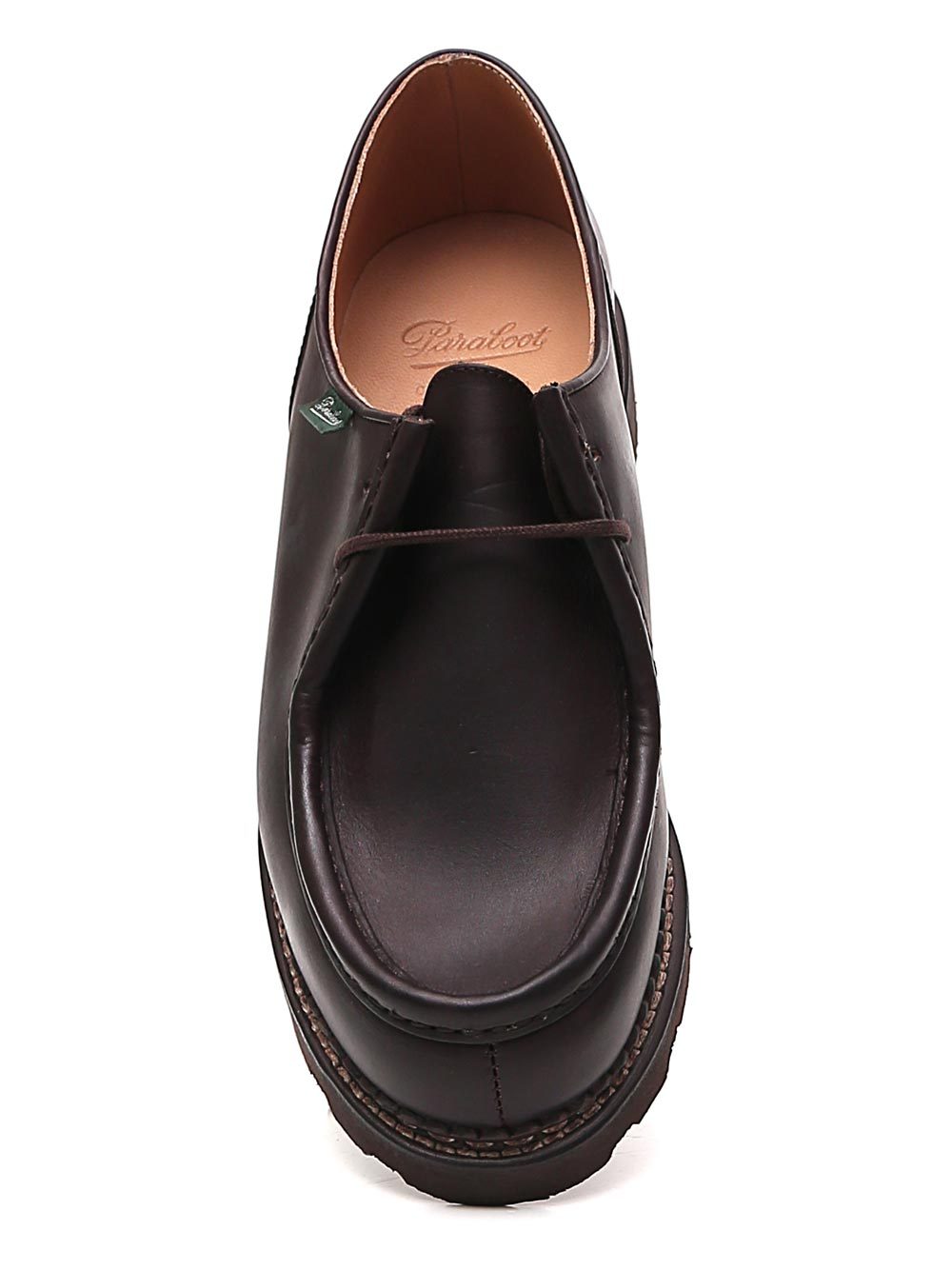 Paraboot "leather Michael Derby Shoe In Black