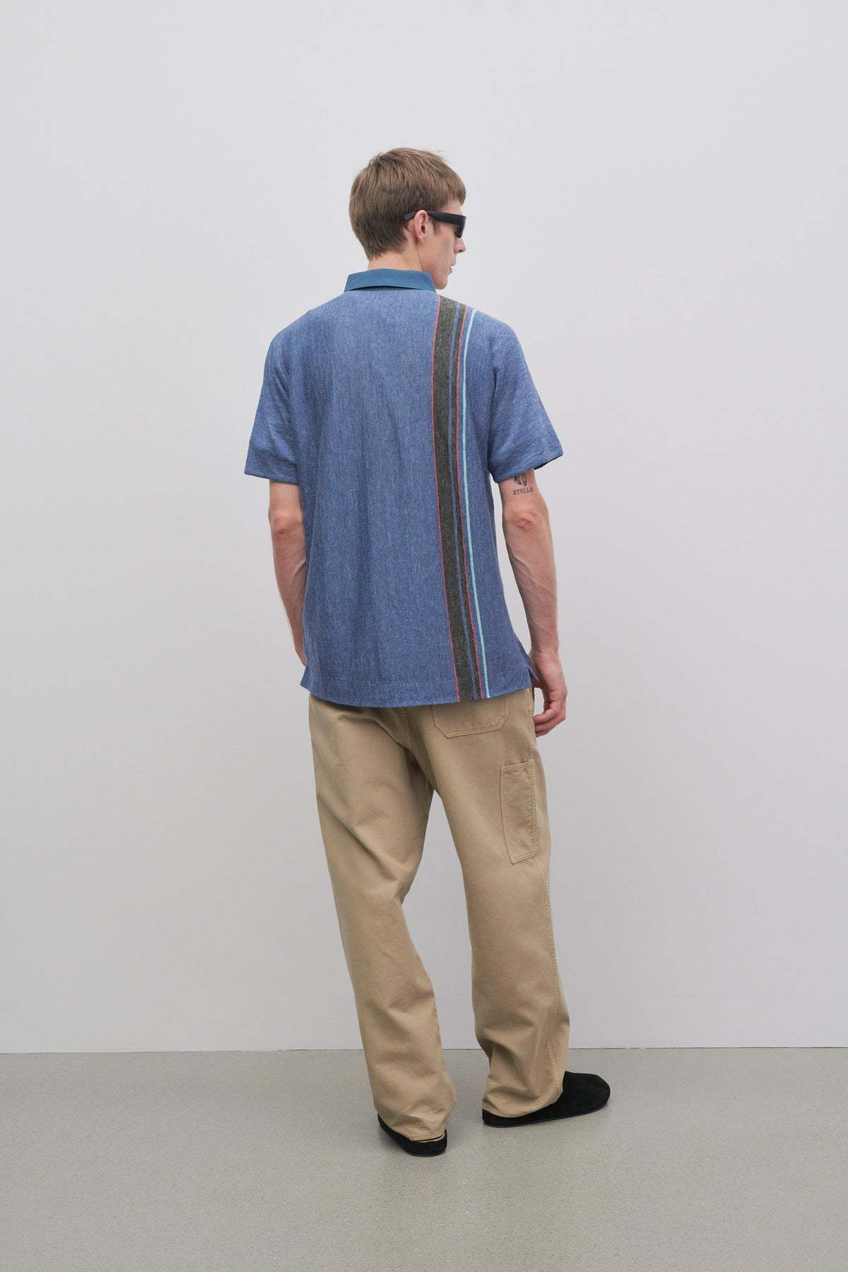 The Row Marlon Cotton Pants In Multicolor