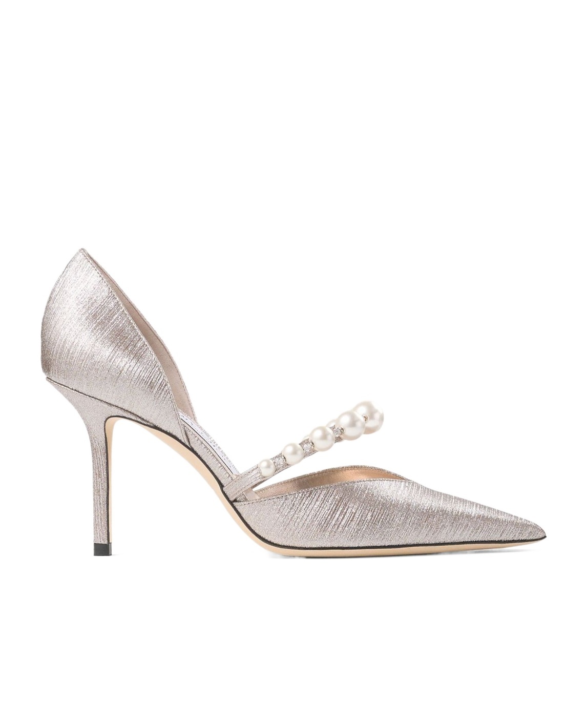 Jimmy Choo Decolleté Aurelie 85 Color Macaron In Gray