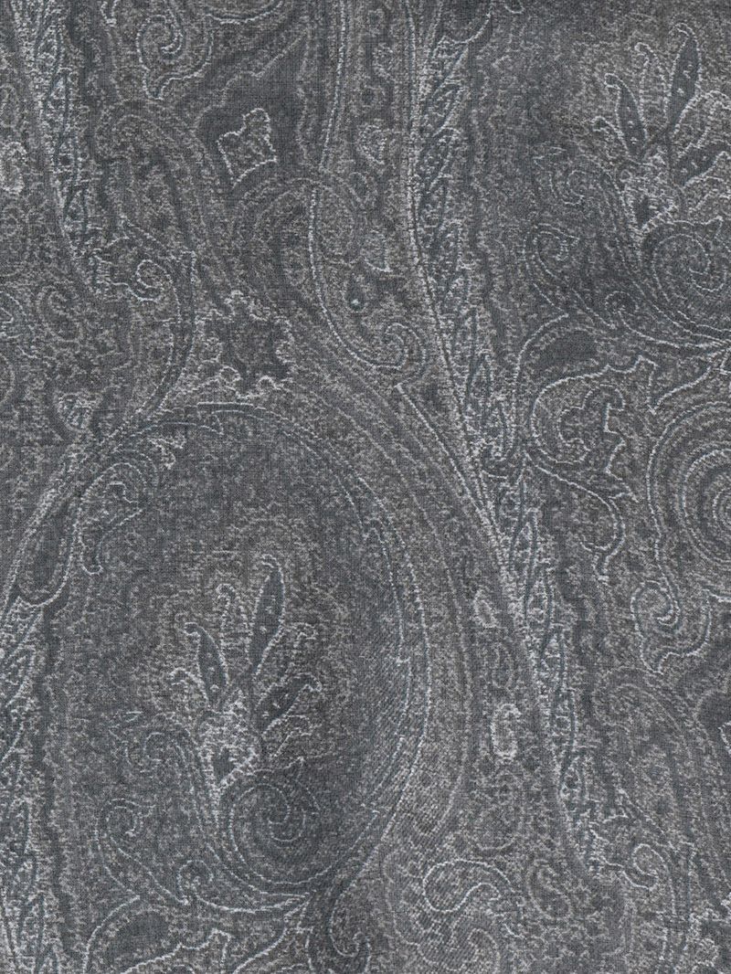 Etro Printed Scarf In Gray