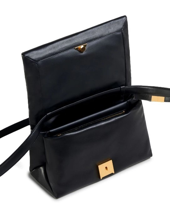 Marni New Prisma Medium Shoulder Bag In Black