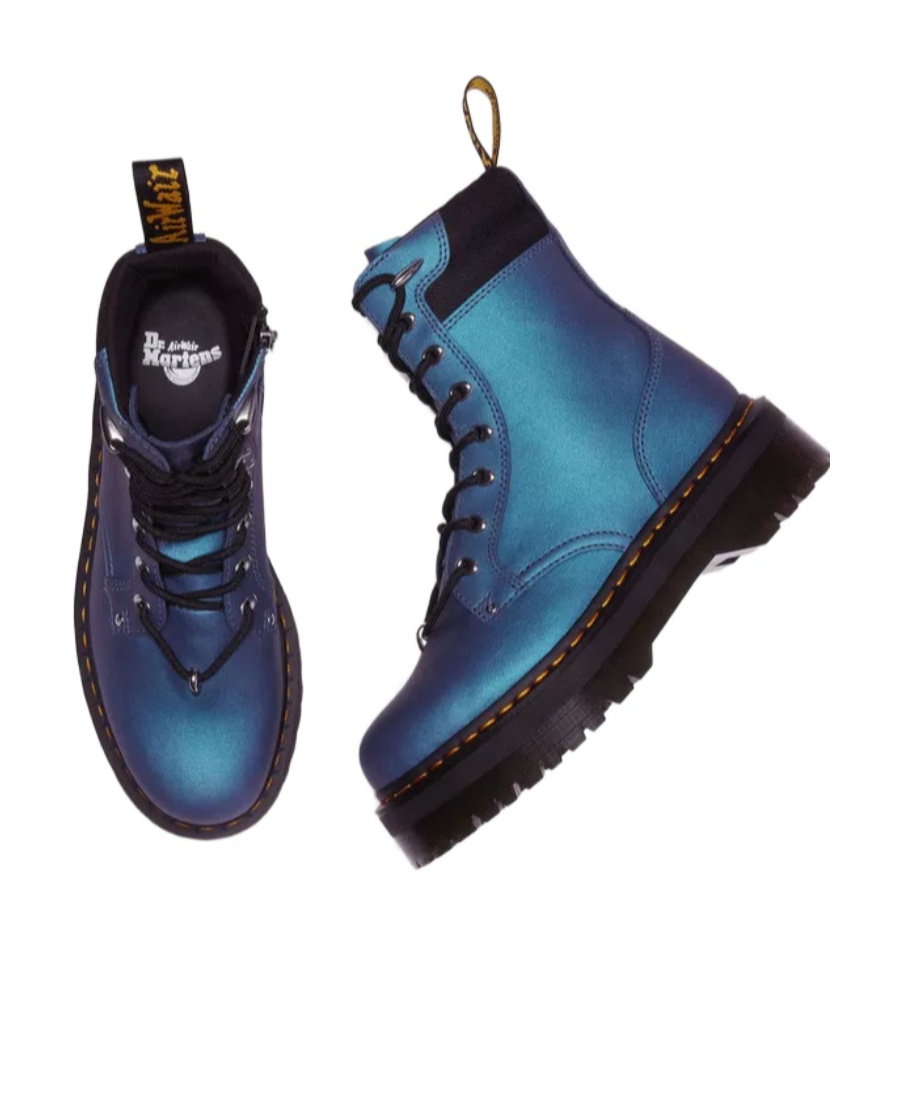 Dr. Martens Jadon Ii Lace Up Boots In Blue