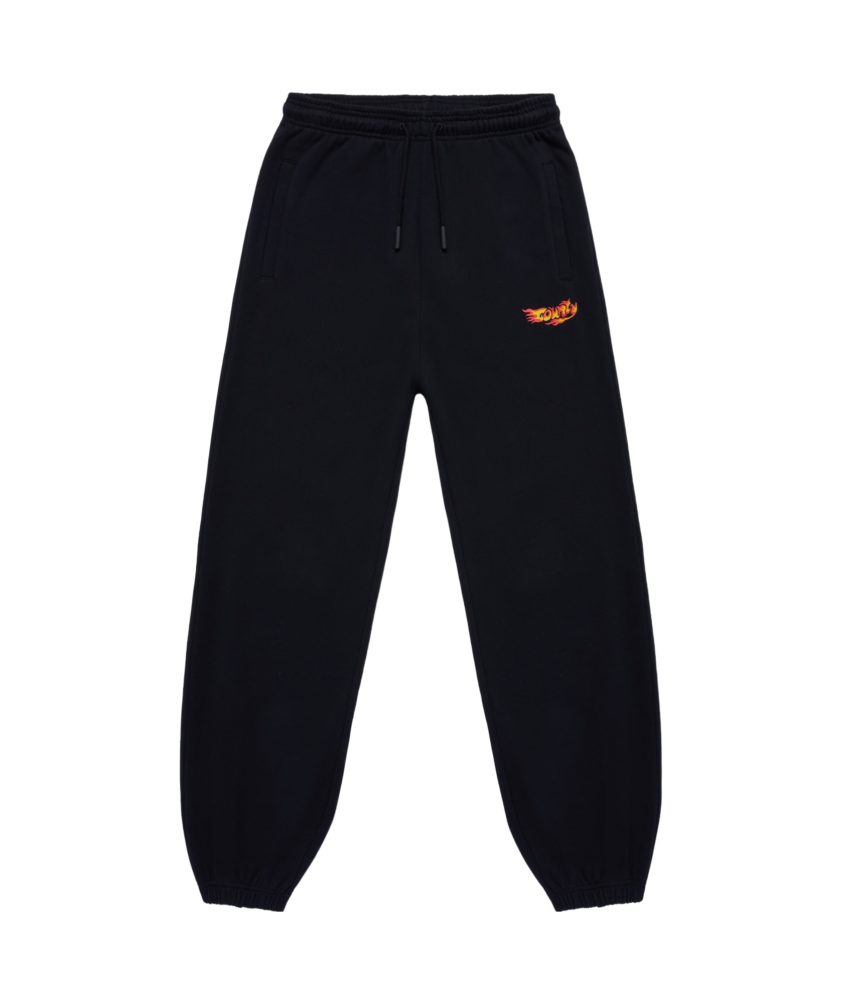 Marcelo Burlon County Of Milan County Flame Track Pants In Black