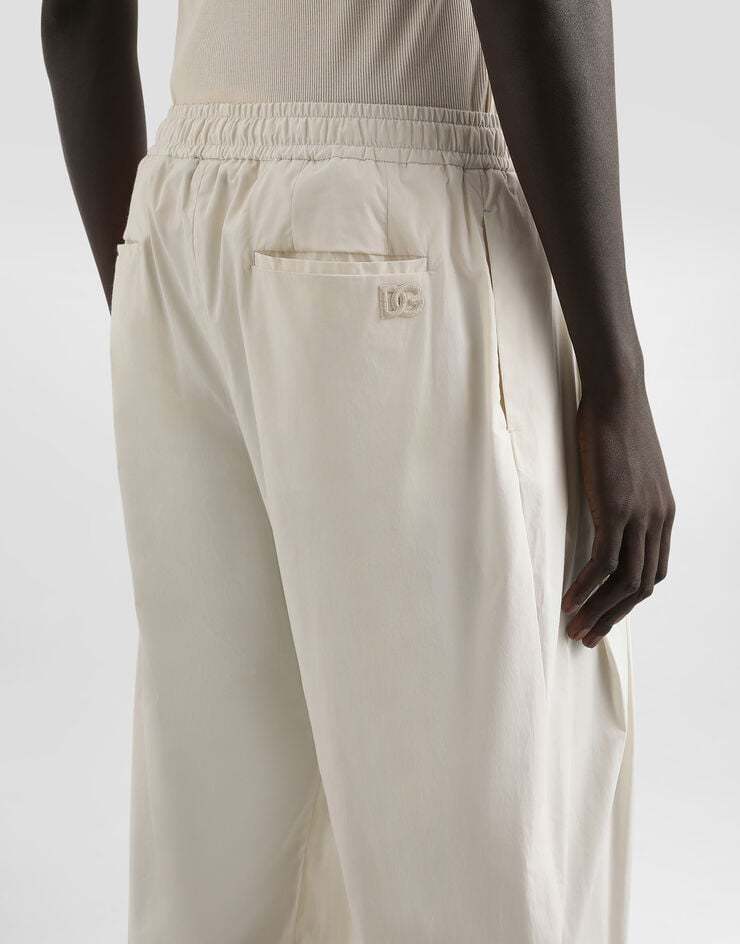 Dolce & Gabbana Pleated Drawstring Trousers In Neutral
