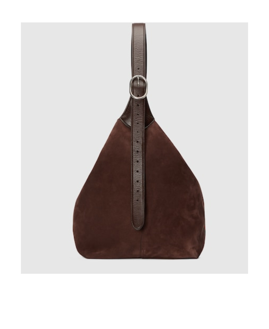 Gucci Jackie 1961 Chocolate Shoulder Bag Men In Red