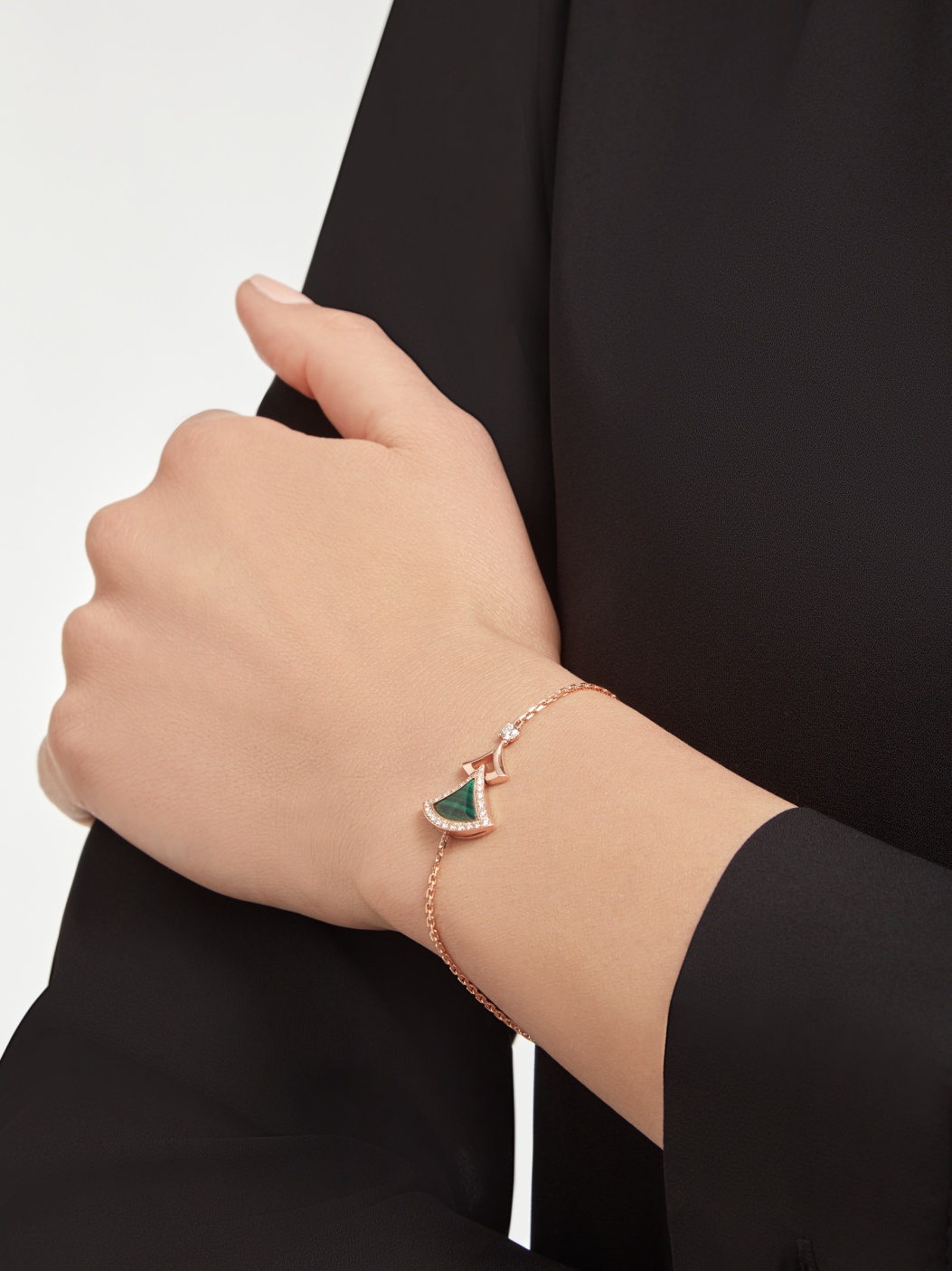Bvlgari Divas Dream Bracelet In 18 Kt Rose Gold In Yellow