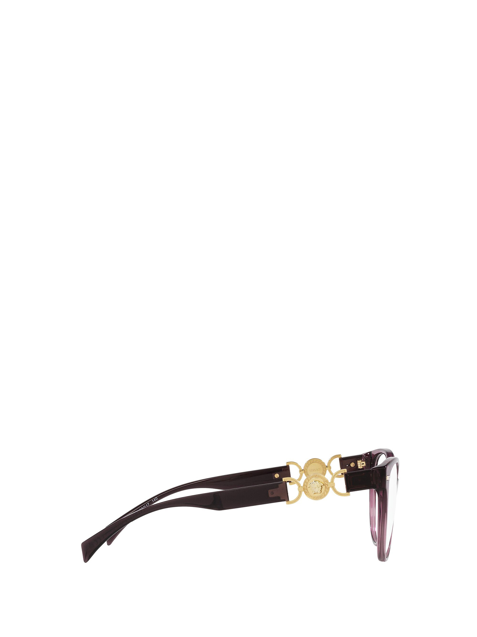 Versace Eyewear Cat-eye Frame Glasses In Gray