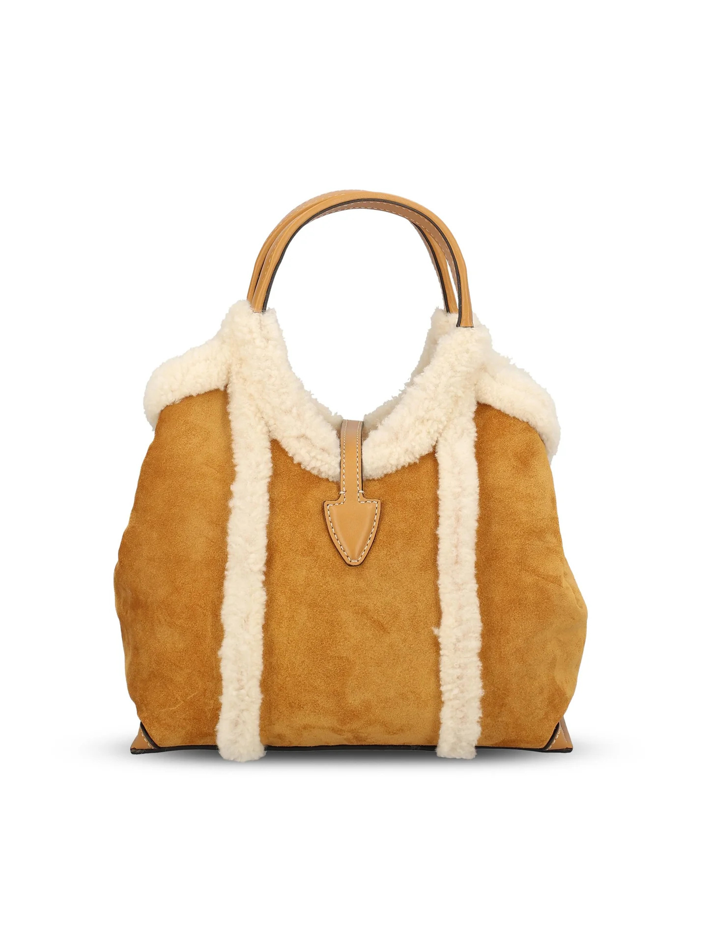 Tod's Logo Plaque Shoulder Bag In Brown