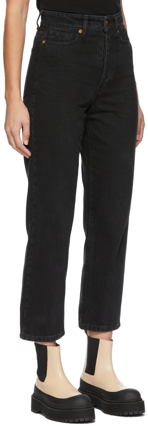 By Malene Birger Cropped-leg Jeans In Black