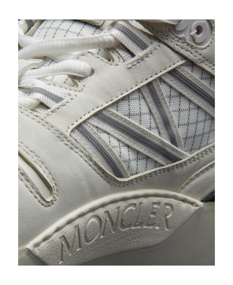Moncler Pivot High-top Sneakers In White