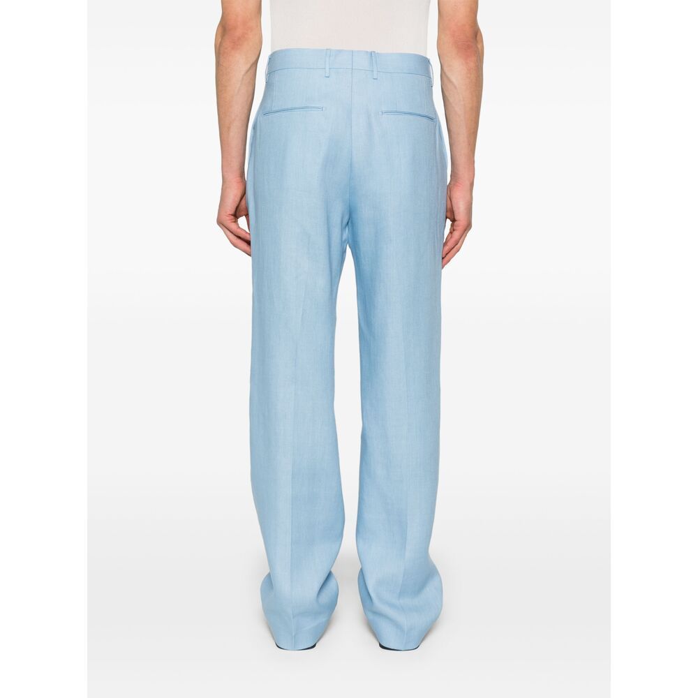 TAGLIATORE BELT-LOOP CASUAL PANTS 