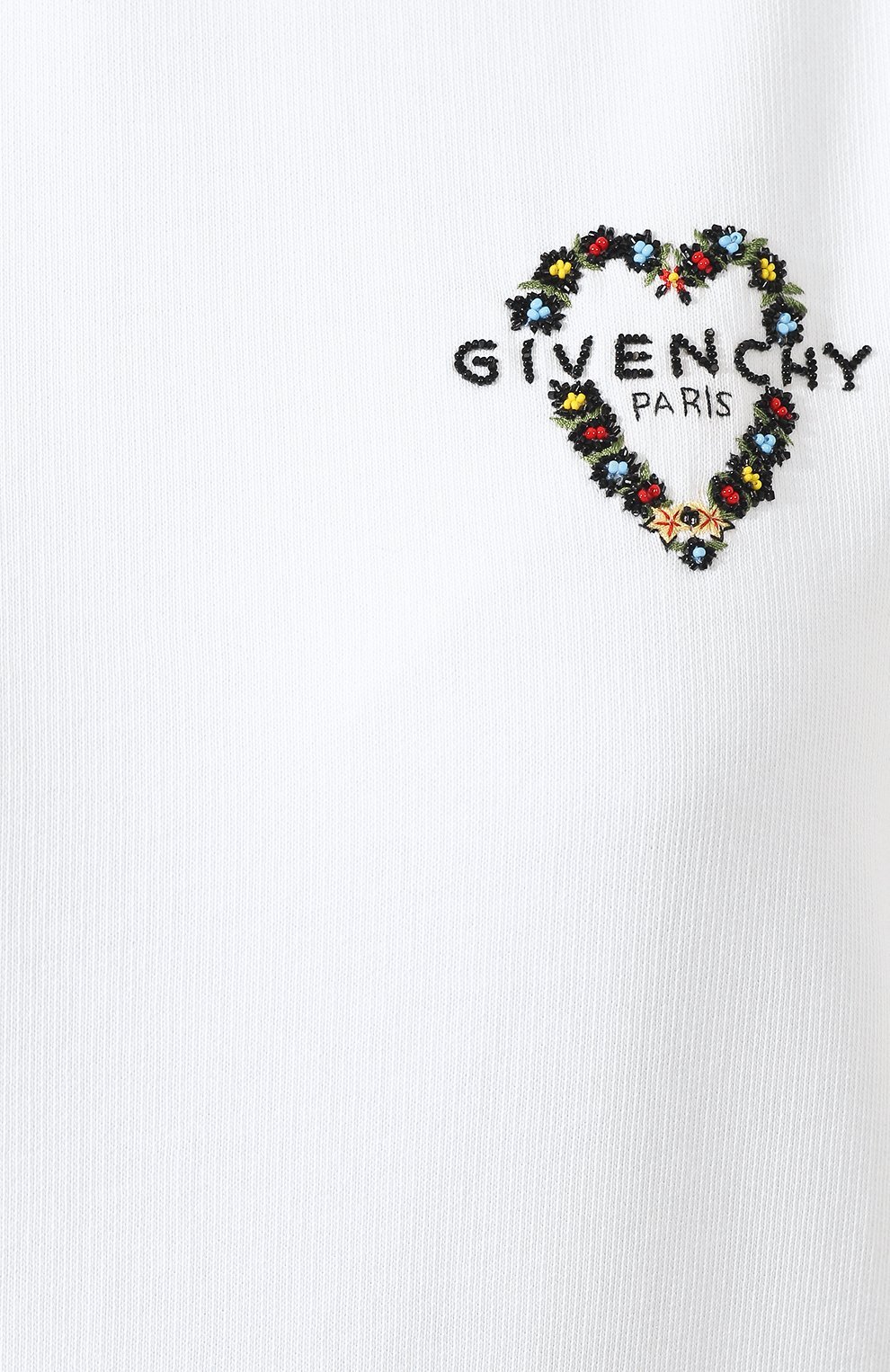Givenchy Heart-shaped Logo Hooded Sweater In White