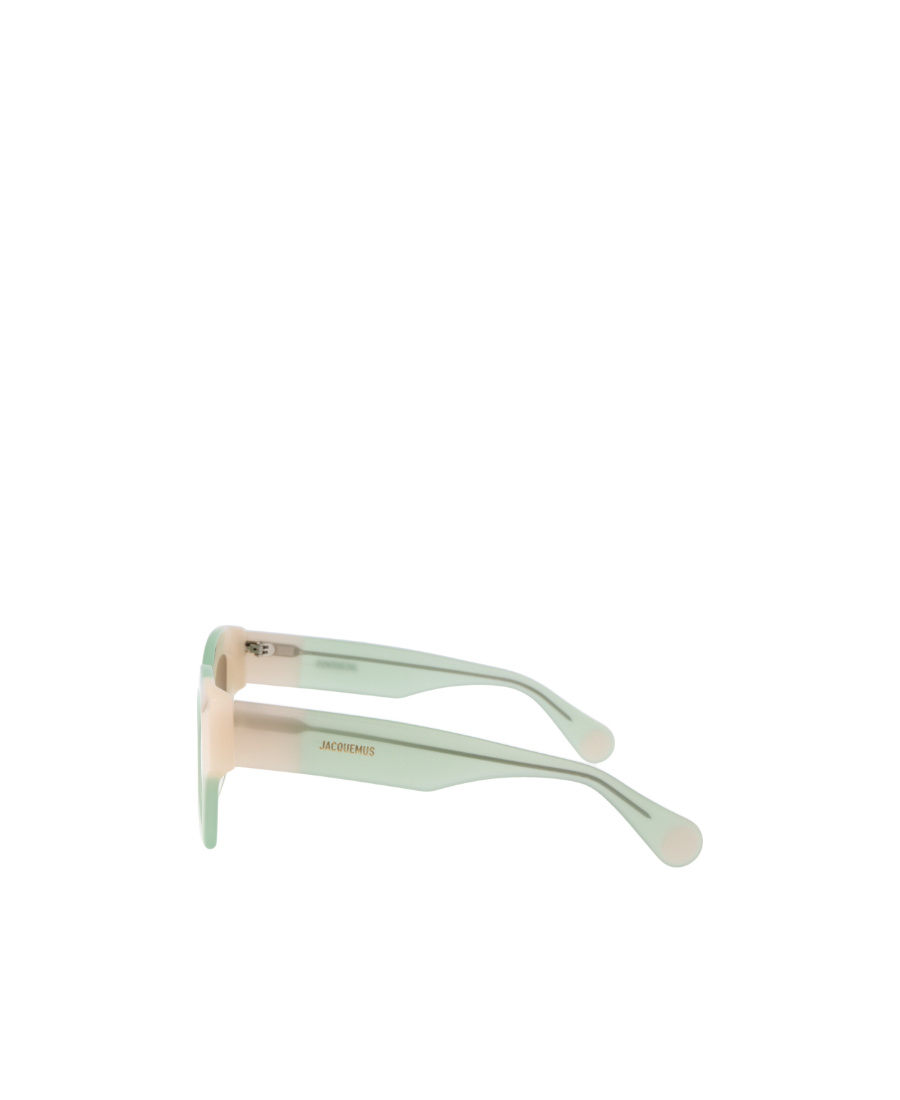Jacquemus Square-frame Tinted Sunglasses In Green