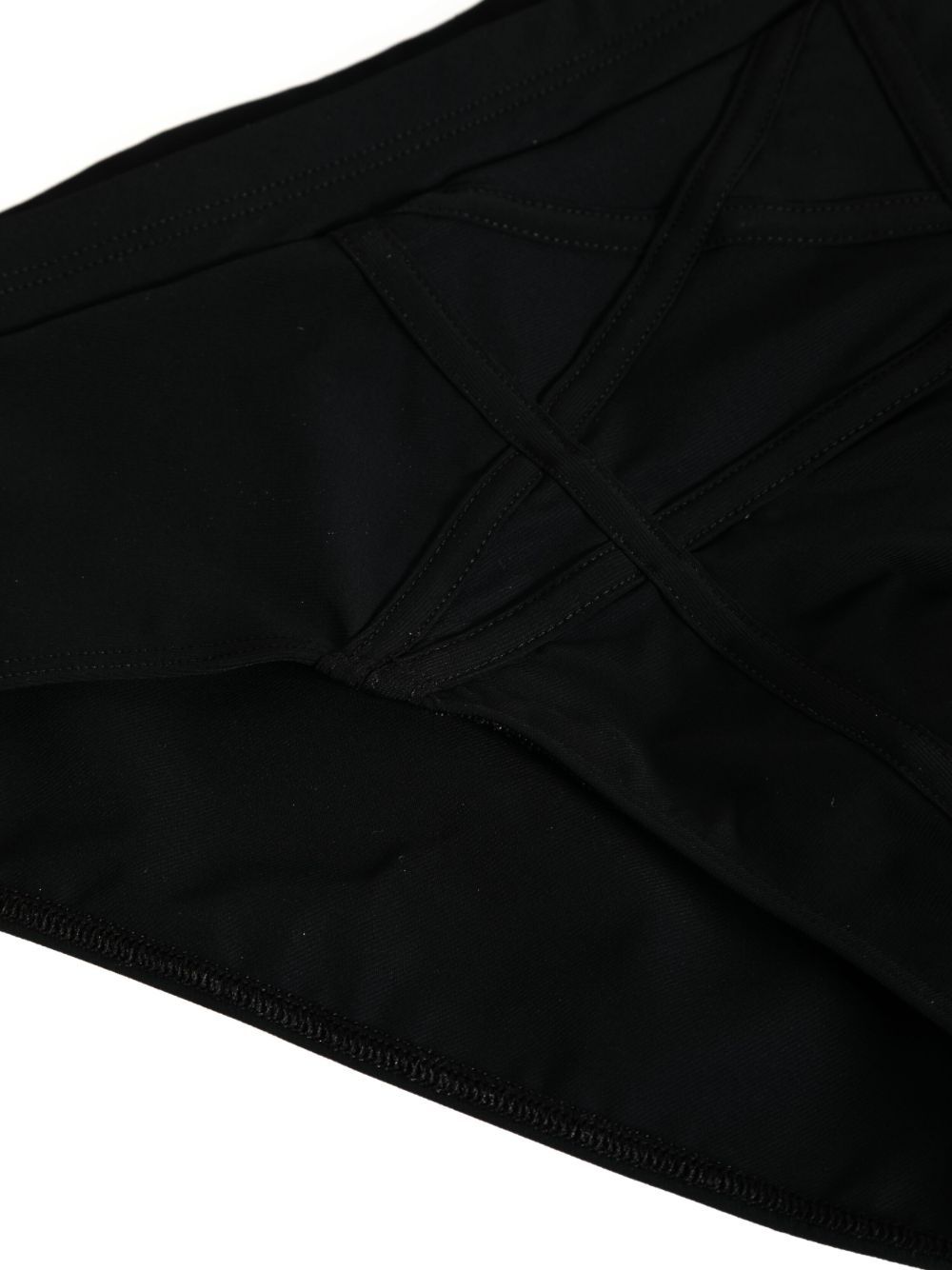 Rick Owens Penta Swim Trunks In Black