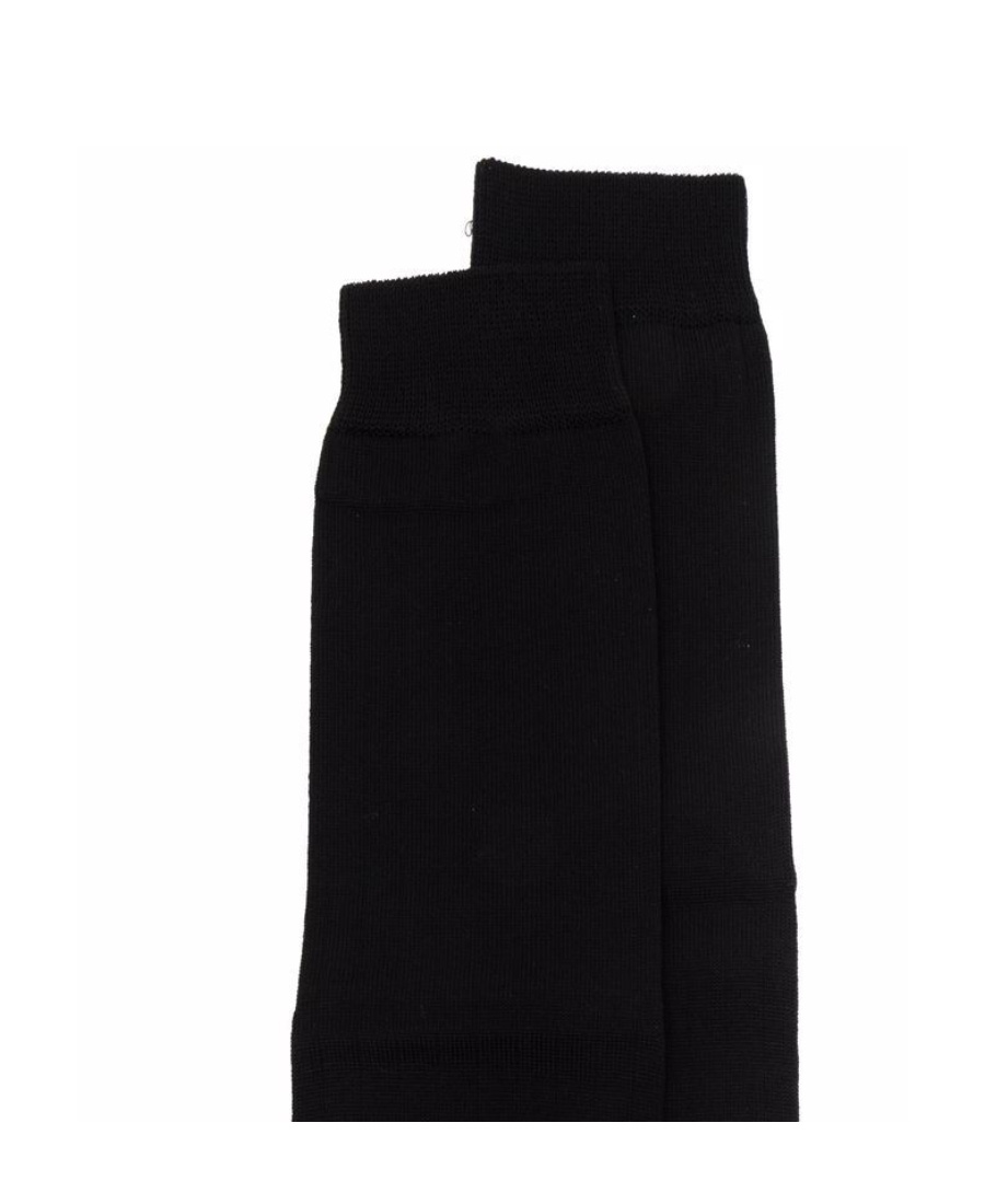 Maison Margiela Jersey-wool Tabi Crew-length Socks Clothing In Blue