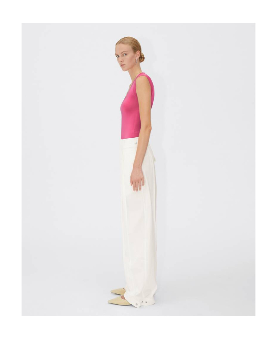 Bottega Veneta Sleeveless Knitted Vest Top In Pink