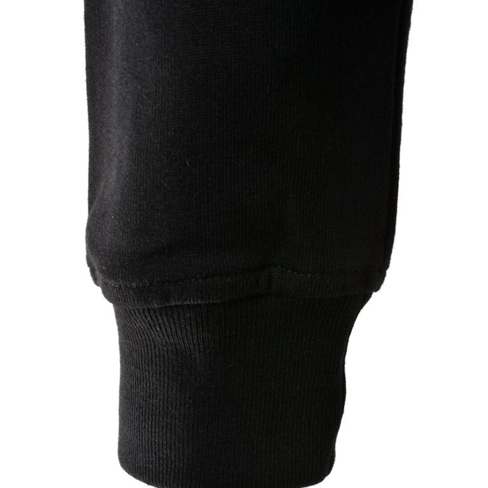 Paul & Shark Hooded Long-sleeved Sweater In Black