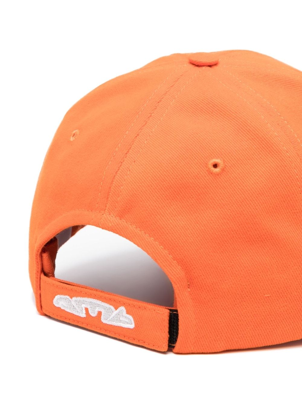 Ambush Embroidered-logo Cotton Baseball Cap In Orange