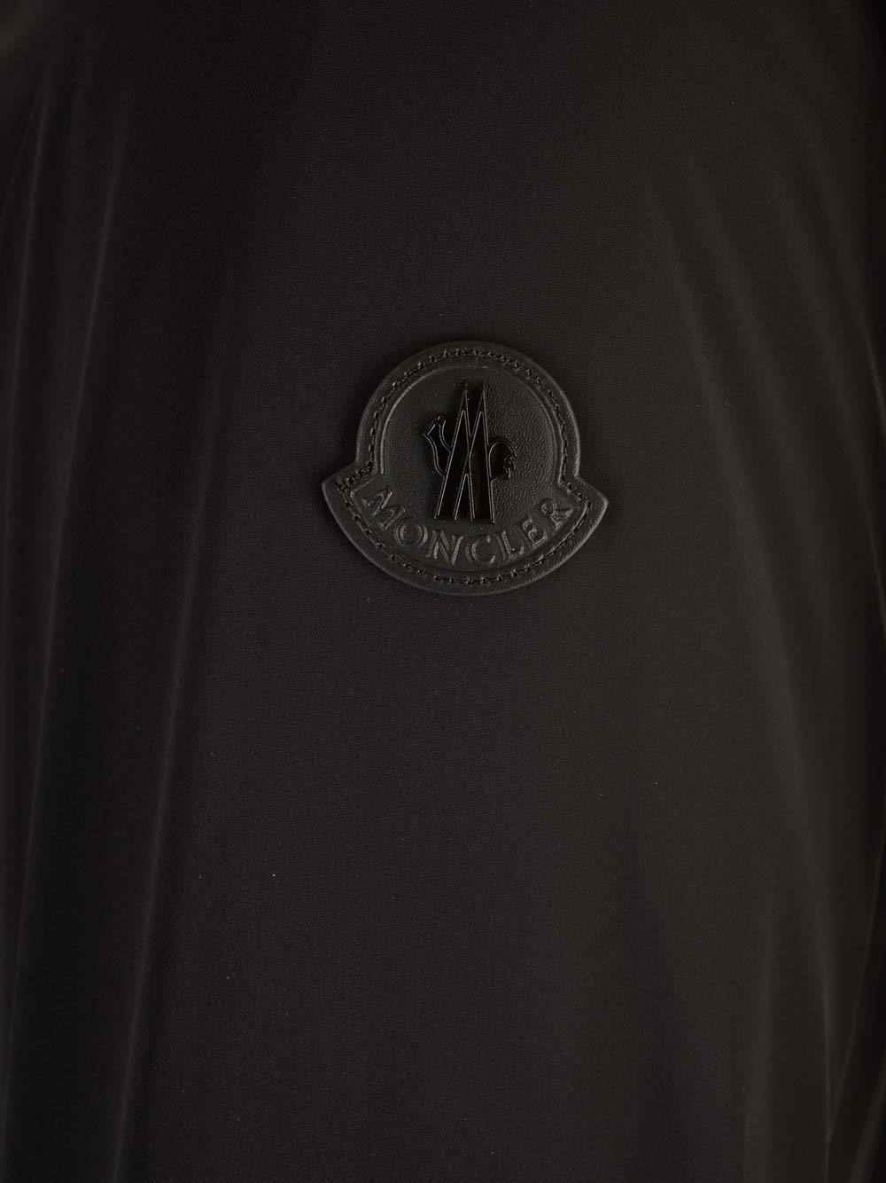 Moncler Albergian Zip-up Bomber Jacket In Black