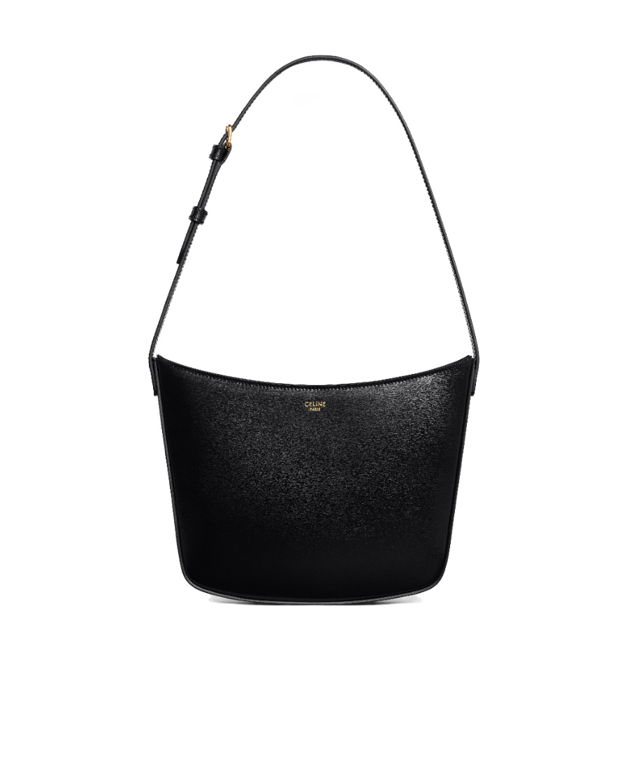 Celine Medium Croque Shoulder Bag In Black