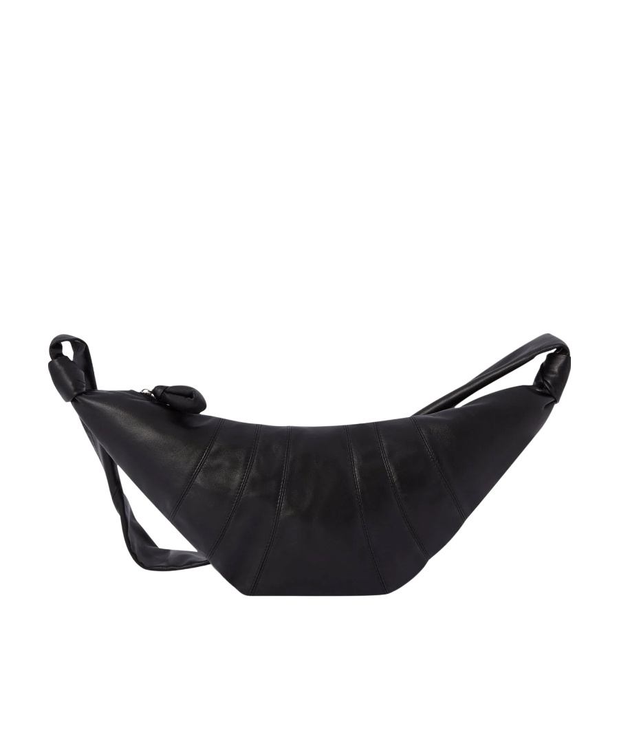 Lemaire Croisaant Medium Messenger Bag In Black
