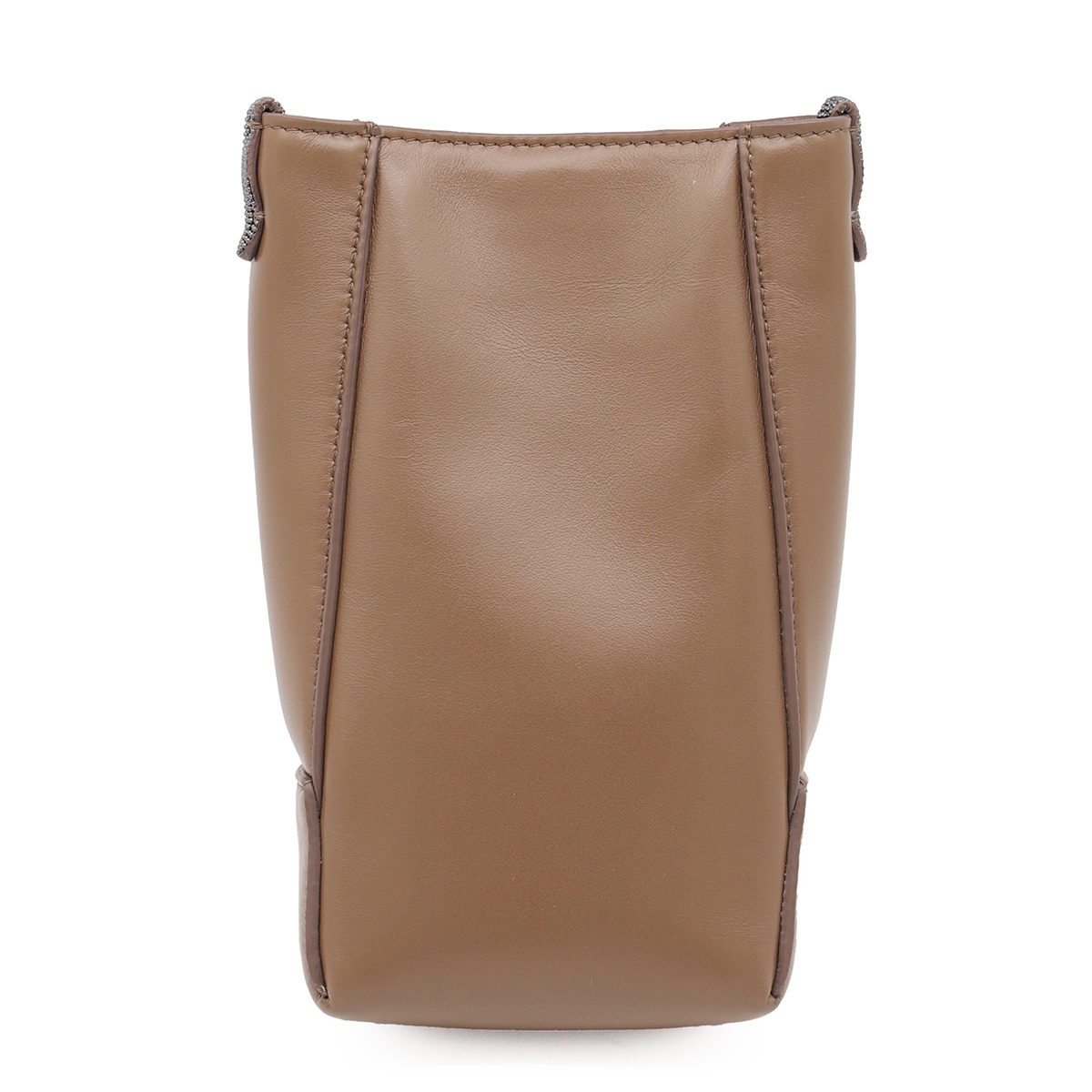 BRUNELLO CUCINELLI LEATHER SHOULDER BAG 