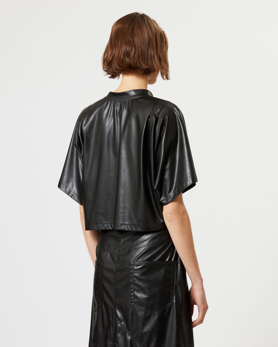 Shop Isabel Marant Étoile Brooky Top In Black