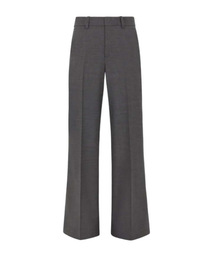 P.a.r.o.s.h Straight-leg Tailored Trousers In Gray