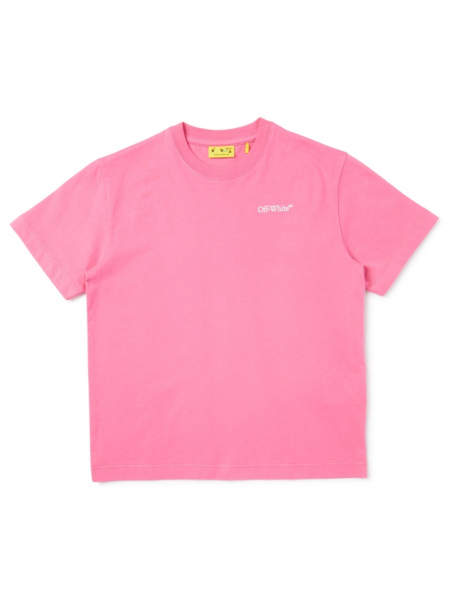 Off-white Three-pack Of Short-sleeved T-shirts In Pink