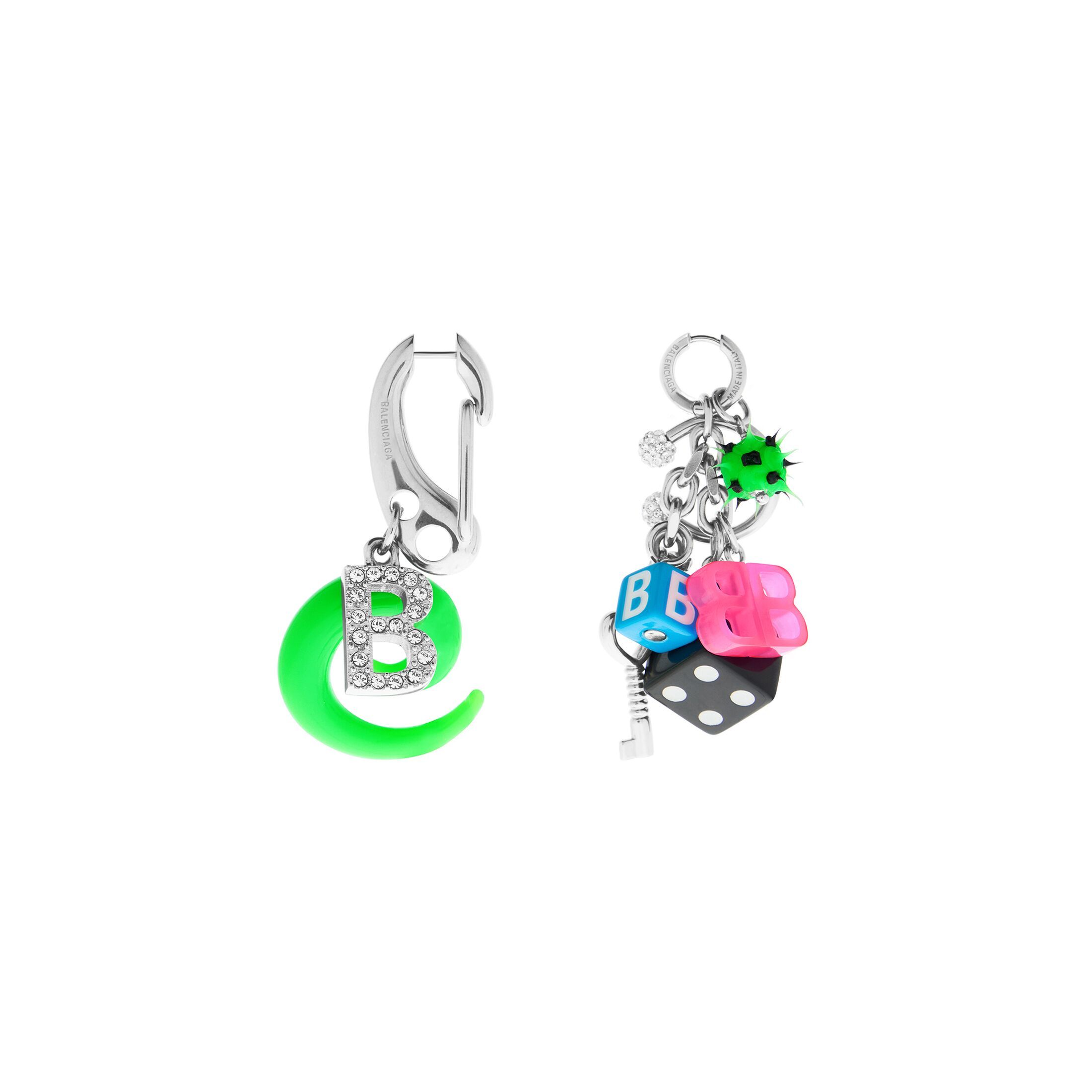 Balenciaga Pigalle Collector Earrings In Green